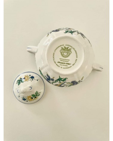 Villeroy & Boch Phoenix blau - Zuckerdose kitatori vintage shop design klassiker bern basel zürich