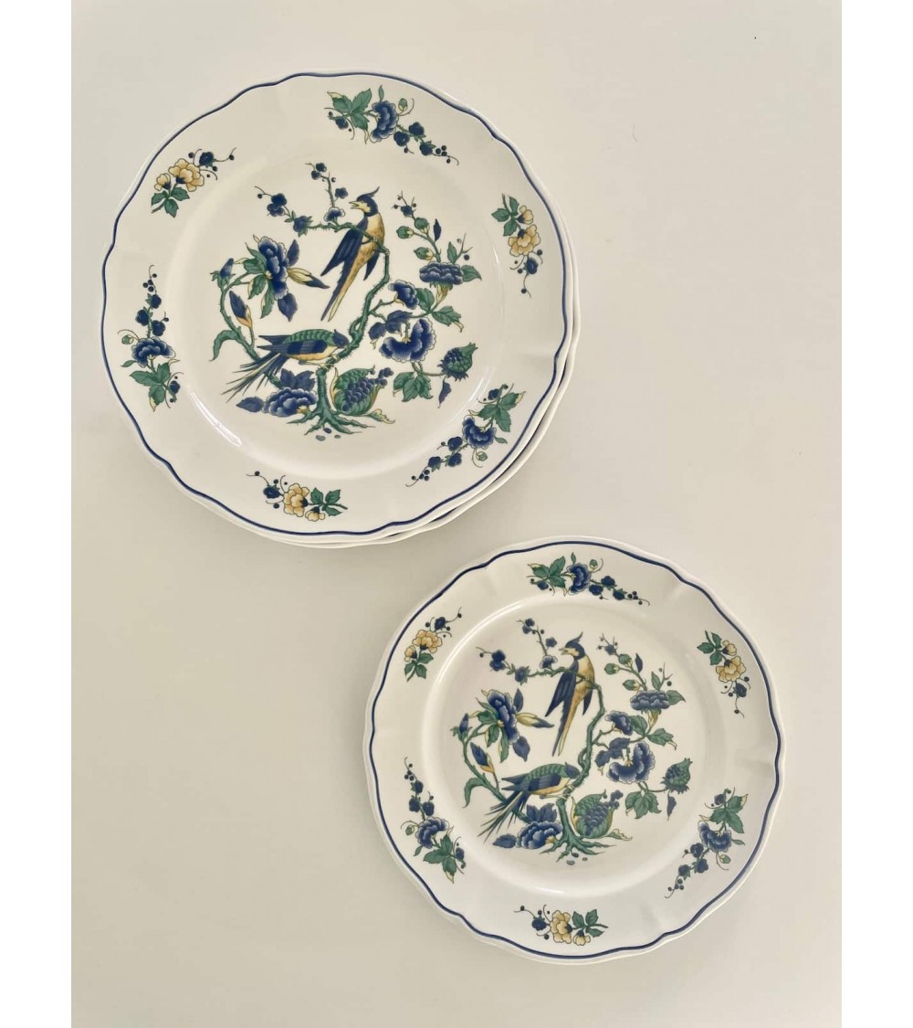 Villeroy & Boch Phoenix blau - Assiette plate en porcelaine kitatori meuble vintage shop online boutique suisse