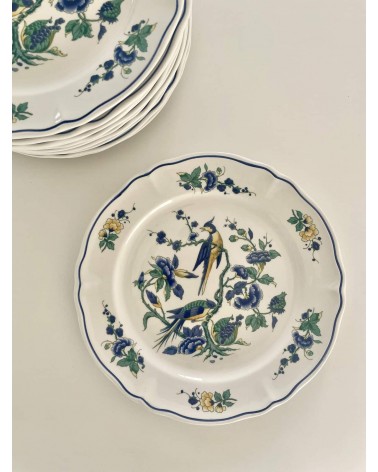 Villeroy & Boch Phoenix blau - Assiette plate en porcelaine kitatori meuble vintage shop online boutique suisse