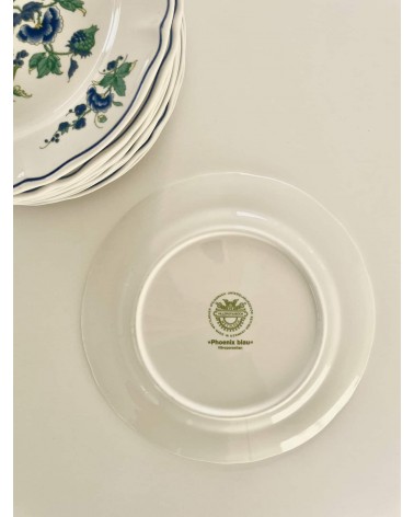 Villeroy & Boch Phoenix blau - Piatto da dessert kitatori mobili Oggetto di design vintage svizzera