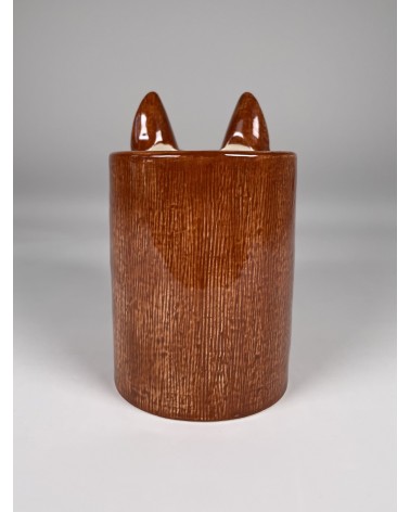 Volpe - Portapenne e Vasi per piante Quail Ceramics da scrivania eleganti design originali bambina particolari