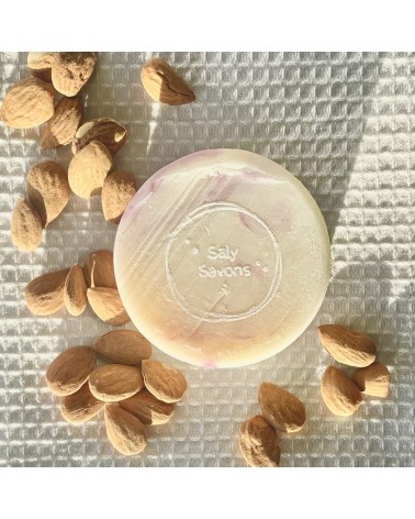 Süßmandel und Ylang-Ylang - feste Bio Seife, Naturseife Saly Savons handgemachte Seifen Seifenstück Vegan natur natürliche se...