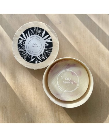 Süßmandel und Ylang-Ylang - feste Bio Seife, Naturseife Saly Savons handgemachte Seifen Seifenstück Vegan natur natürliche se...