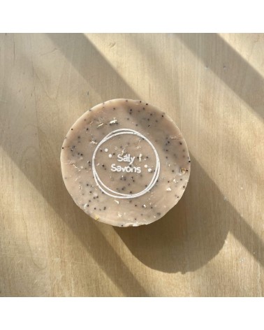 Macadamia and cereals - Body scrub, Natural soap Saly Savons hand good body face luxury soap