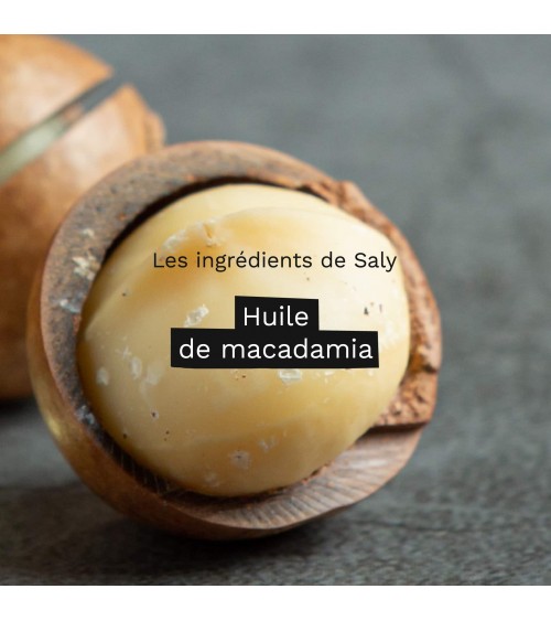 Macadamia et céréales - Gommage pour le corps, savon solide Saly Savons artisanal pour les mains le visage le corps savons ar...