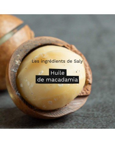 Macadamia und Getreide - Körperpeeling, feste Bio Seife Saly Savons handgemachte Seifen Seifenstück Vegan natur natürliche se...