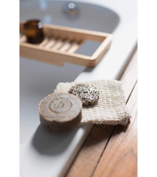 Macadamia e cereali - Scrub per il corpo, Sapone naturale Saly Savons saponi solidi naturali artiginali ecoligico