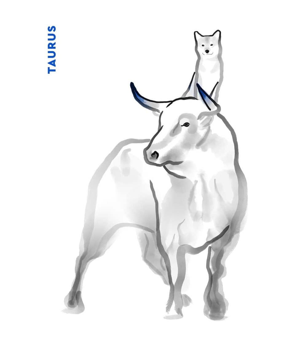 Birthday card horoscope - Taurus Rice&Ink happy birthday wishes for a good friend congratulations cards
