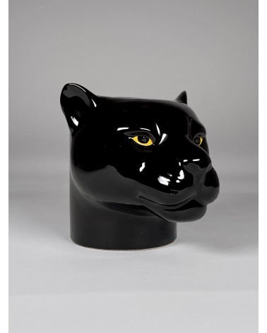 Panther - Stiftehalter & Blumentopf Quail Ceramics schreibtisch büro kinder besteckbehälter make up pinselhalter