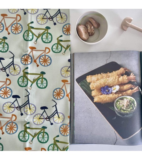 Vélo - Serviette de cuisine Plewsy torchon vaisselle qualité serviette haut de gamme beaux essuie main originaux