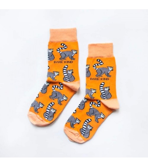 Rettet die Lemuren - Bambus Socken Bare Kind socke kuschelsocken für damen lustig herren farbige coole socken