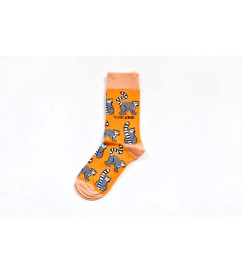 Sauvez les lémuriens - Chaussettes en bambou Bare Kind jolies chausset pour homme femme fantaisie drole originales