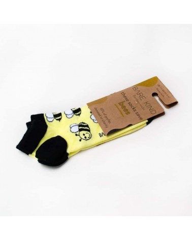 Rettet die Bienen - Bambus Sneaker socken Bare Kind socke kuschelsocken für damen lustig herren farbige coole socken