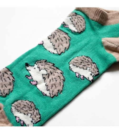 Save the Hedgehogs - Bamboo ankle socks Bare Kind funny crazy cute cool best pop socks for women men
