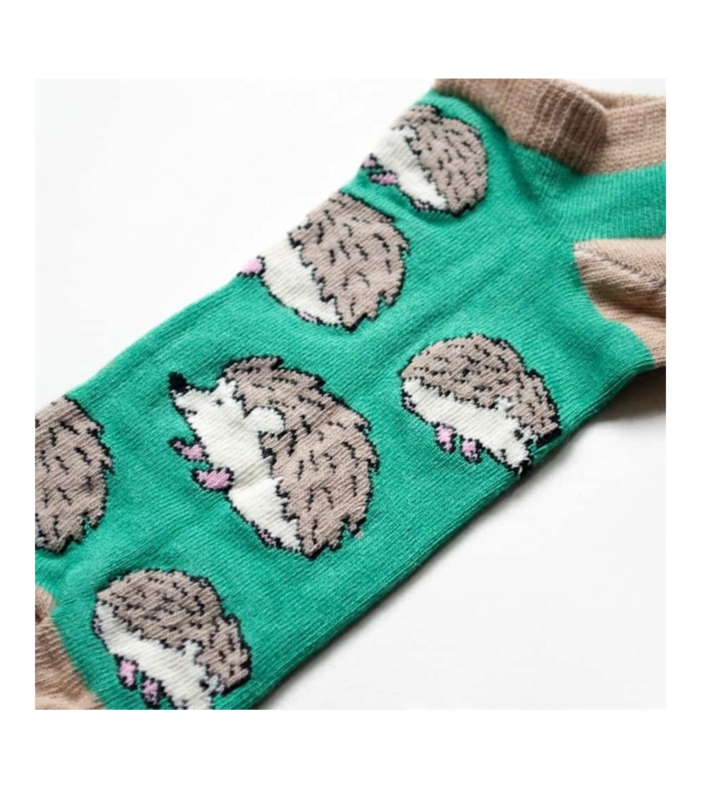 Save the Hedgehogs - Bamboo ankle socks Bare Kind funny crazy cute cool best pop socks for women men