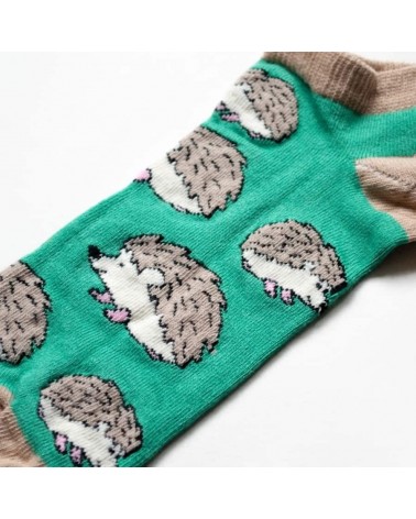 Save the Hedgehogs - Bamboo ankle socks Bare Kind funny crazy cute cool best pop socks for women men
