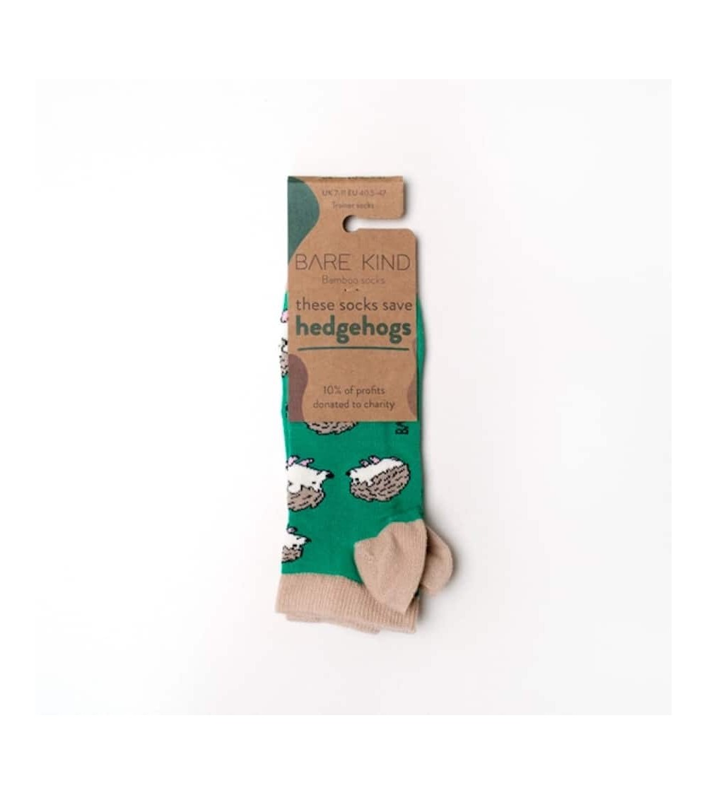 Save the Hedgehogs - Bamboo ankle socks Bare Kind funny crazy cute cool best pop socks for women men