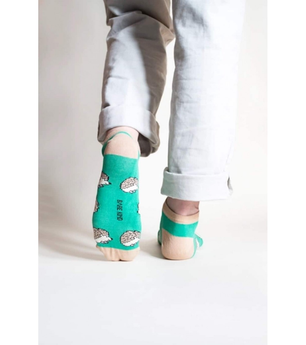 Save the Hedgehogs - Bamboo ankle socks Bare Kind funny crazy cute cool best pop socks for women men