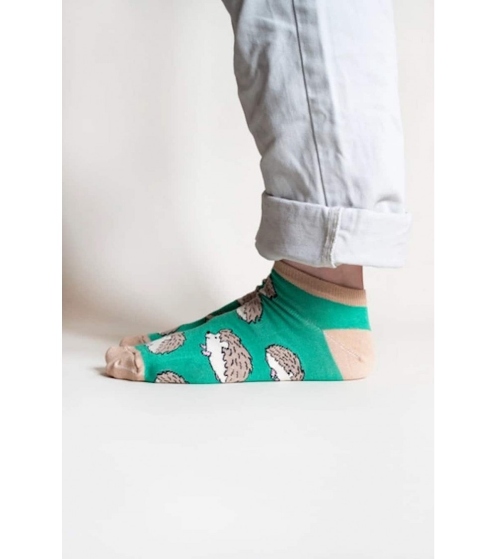 Save the Hedgehogs - Bamboo ankle socks Bare Kind funny crazy cute cool best pop socks for women men
