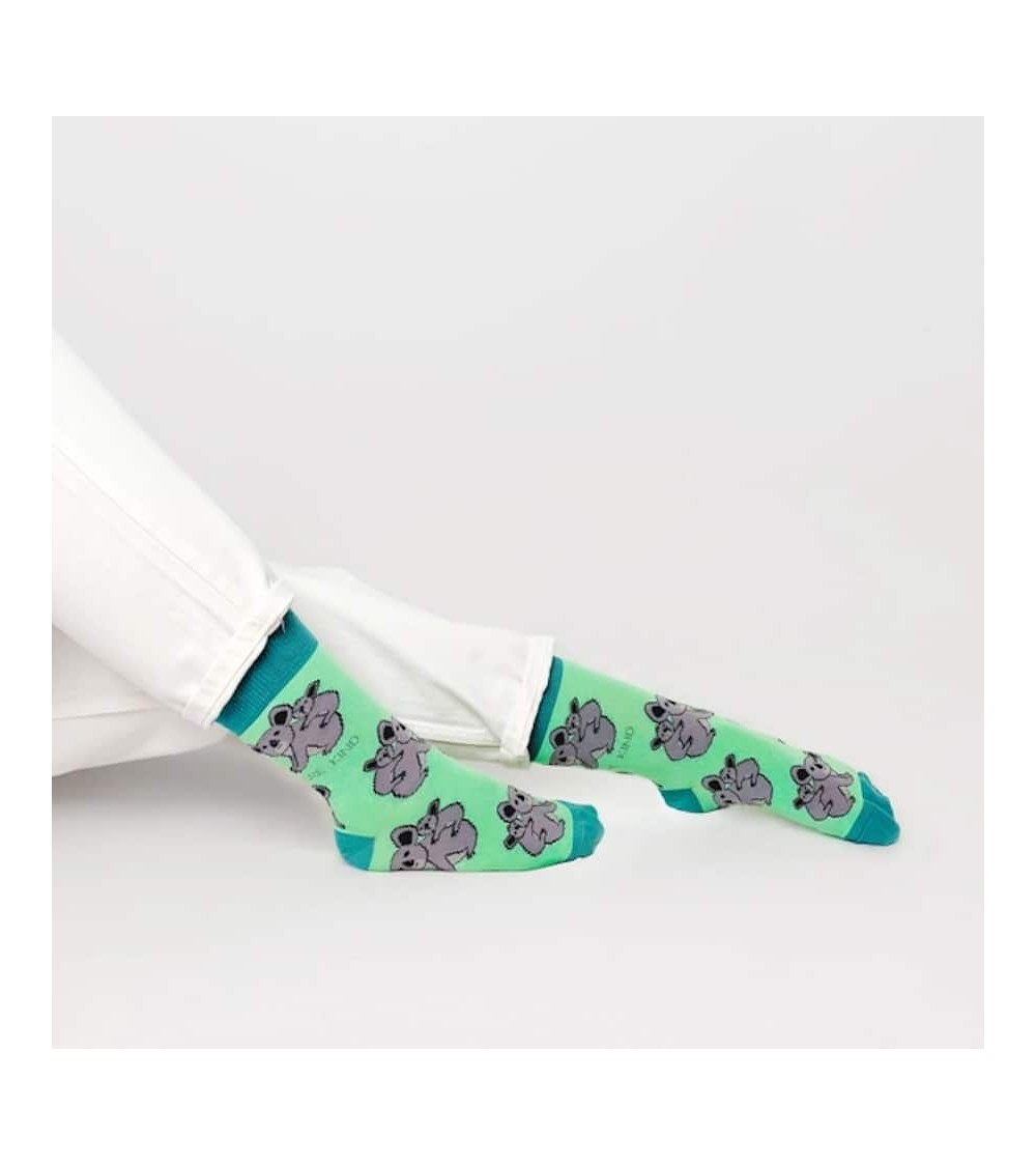 Save the Koalas - Bamboo Socks Bare Kind funny crazy cute cool best pop socks for women men