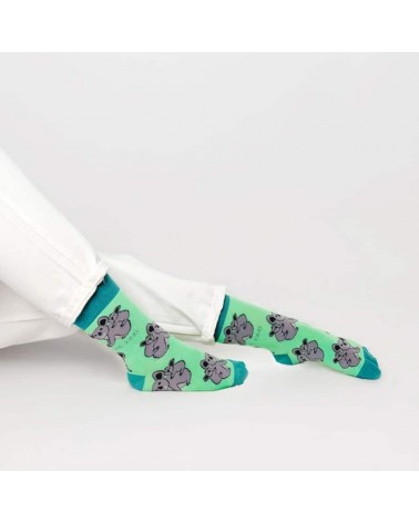 Rettet die Koalas - Bambus Socken Bare Kind socke kuschelsocken für damen lustig herren farbige coole socken