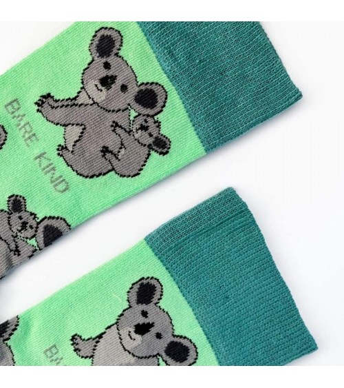 Sauvez les Koalas - Chaussettes en bambou Bare Kind jolies chausset pour homme femme fantaisie drole originales