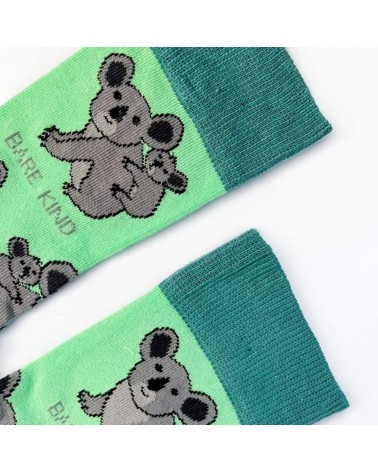 Sauvez les Koalas - Chaussettes en bambou Bare Kind jolies chausset pour homme femme fantaisie drole originales