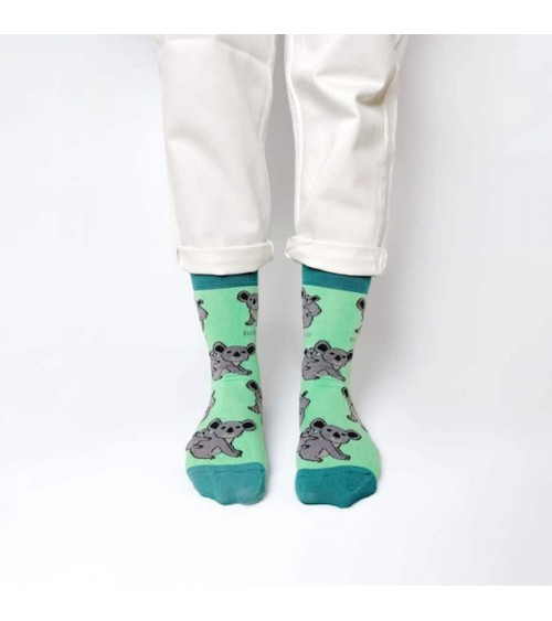 Rettet die Koalas - Bambus Socken Bare Kind socke kuschelsocken für damen lustig herren farbige coole socken