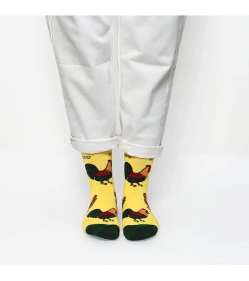 Sauvez les poules - Chaussettes en bambou Bare Kind jolies pour femme originales pour homme chausset rigolotes drole Suisse