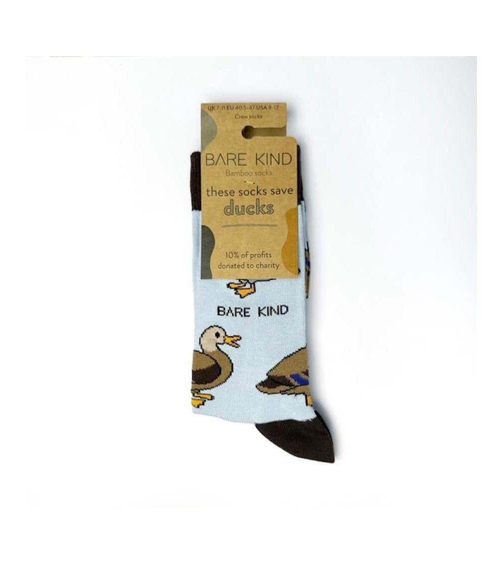 Sauvez les canards - Chaussettes en bambou Bare Kind jolies pour femme originales pour homme chausset rigolotes drole Suisse
