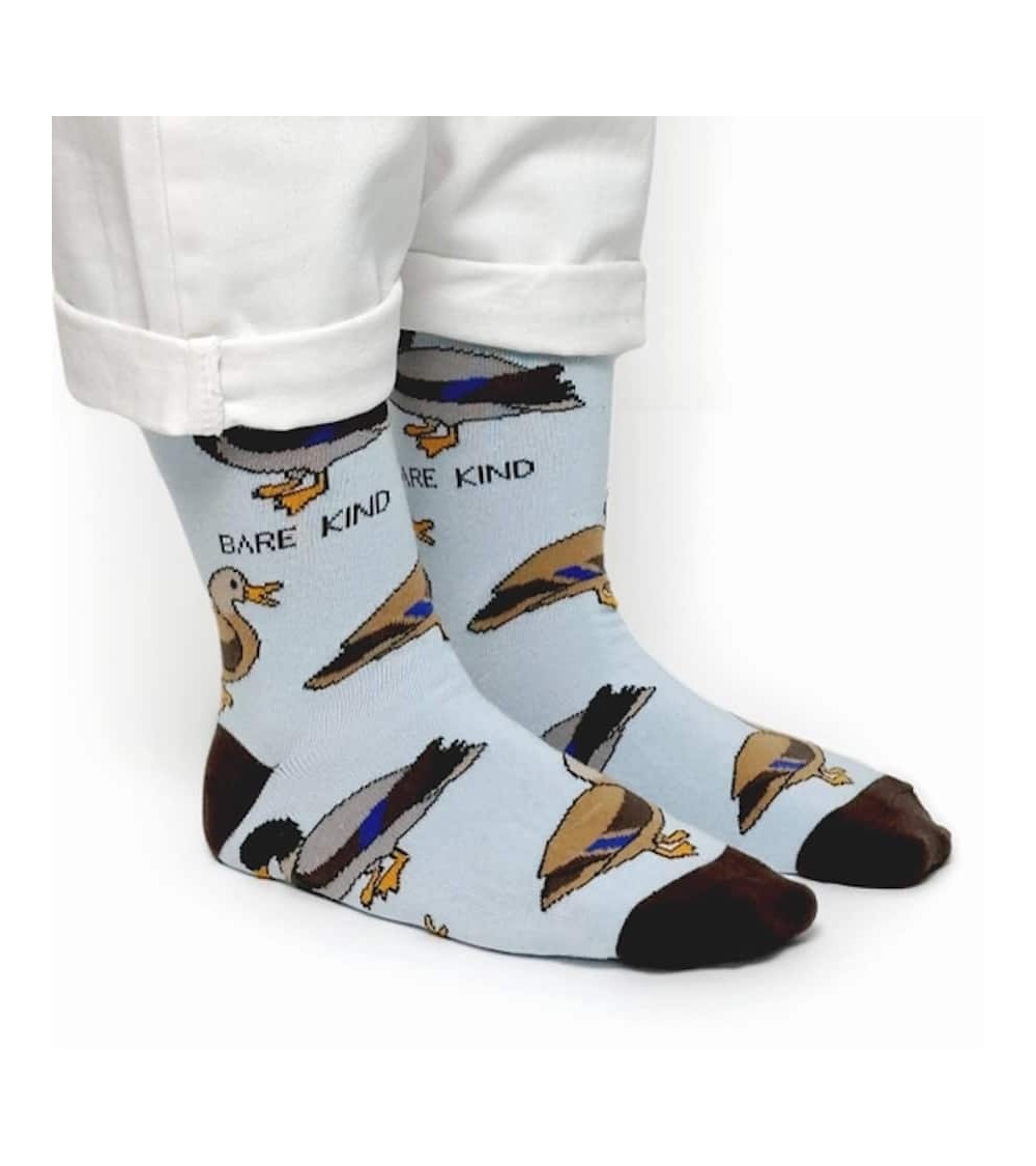 Sauvez les canards - Chaussettes en bambou Bare Kind jolies chausset pour homme femme fantaisie drole originales