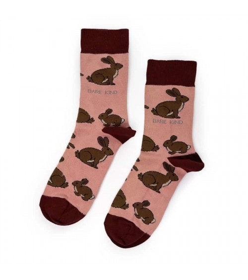 Rettet die Hasen - Bambus Socken Bare Kind Socke lustige Damen Herren farbige coole socken mit motiv kaufen