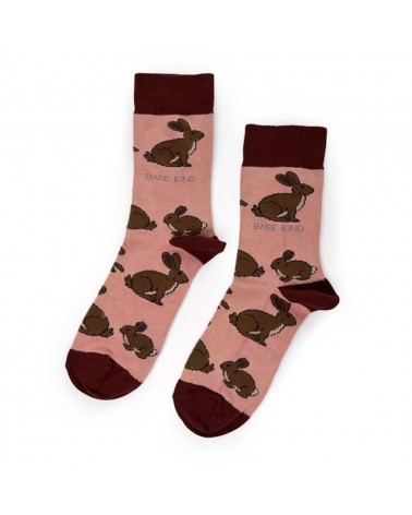 Rettet die Hasen - Bambus Socken Bare Kind Socke lustige Damen Herren farbige coole socken mit motiv kaufen