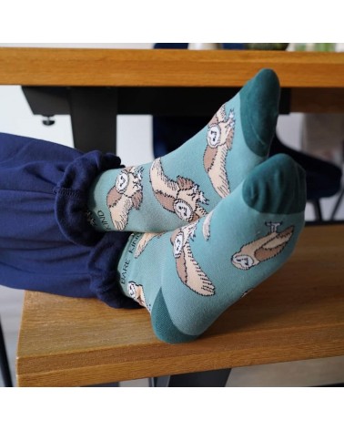 Rettet die Schleiereule - Bambus Socken Bare Kind socke kuschelsocken für damen lustig herren farbige coole socken