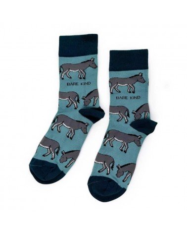 Sauvez les ânes - Chaussettes en bambou Bare Kind jolies pour femme originales pour homme chausset rigolotes drole Suisse