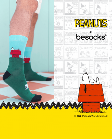 Chaussettes - Be Snoopy House Besocks jolies pour femme originales pour homme chausset rigolotes drole Suisse