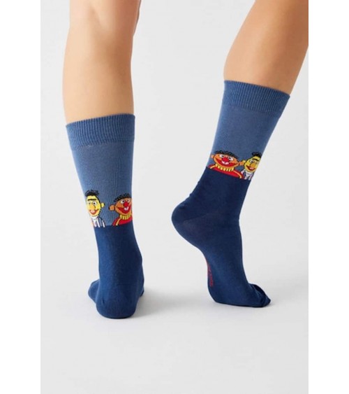 Socks Be Sesame Street Epi & Blas - Blue Besocks funny crazy cute cool best pop socks for women men