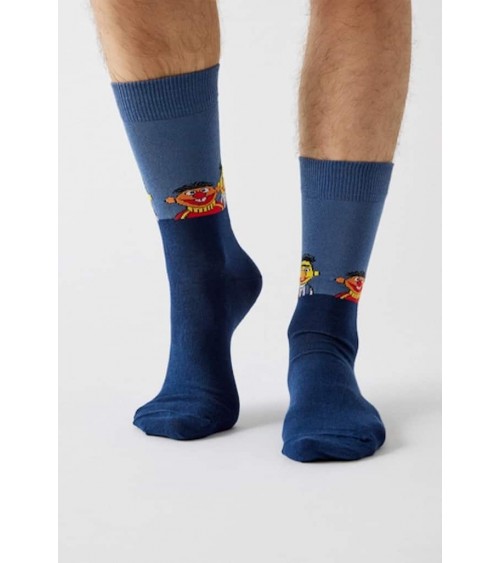 Socken Be Sesame Street Ernie & Bert - Blau Besocks socke kuschelsocken für damen lustig herren farbige coole socken