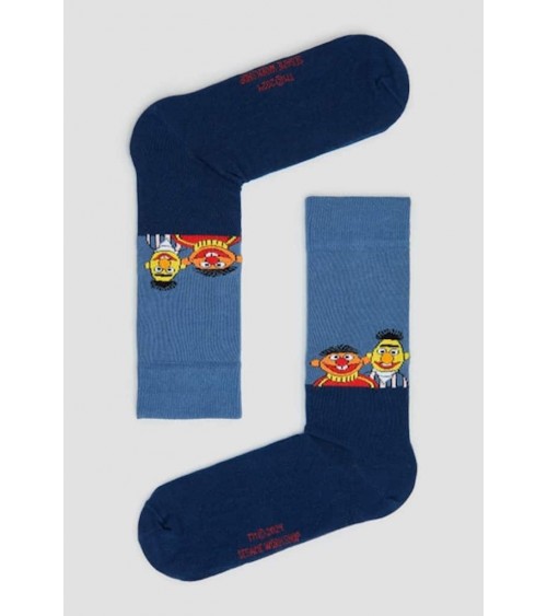 Socken Be Sesame Street Ernie & Bert - Blau Besocks socke kuschelsocken für damen lustig herren farbige coole socken