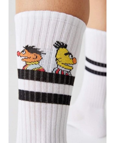 Be Sesame Street Ernie & Bert - Sportsocken, weisse Socken Besocks socke kuschelsocken für damen lustig herren farbige coole ...