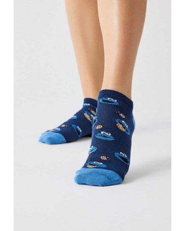 Be Sesame Street Cookie Monster - Sneaker socken Besocks socke kuschelsocken für damen lustig herren farbige coole socken