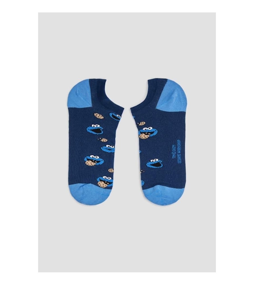 Be Sesame Street Cookie Monster - Sneaker socken Besocks socke kuschelsocken für damen lustig herren farbige coole socken