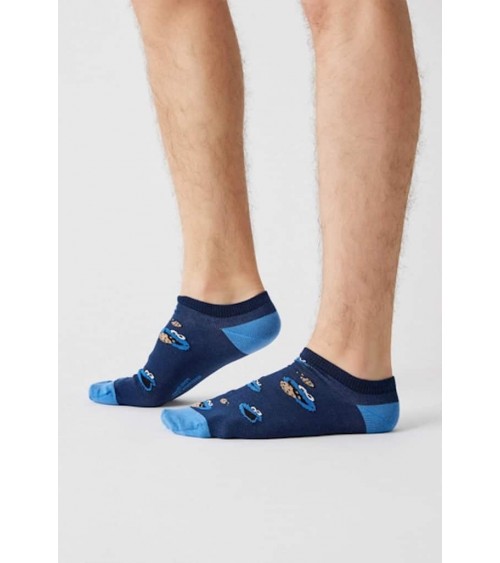 Be Sesame Street Cookie Monster - Sneaker socken Besocks socke kuschelsocken für damen lustig herren farbige coole socken