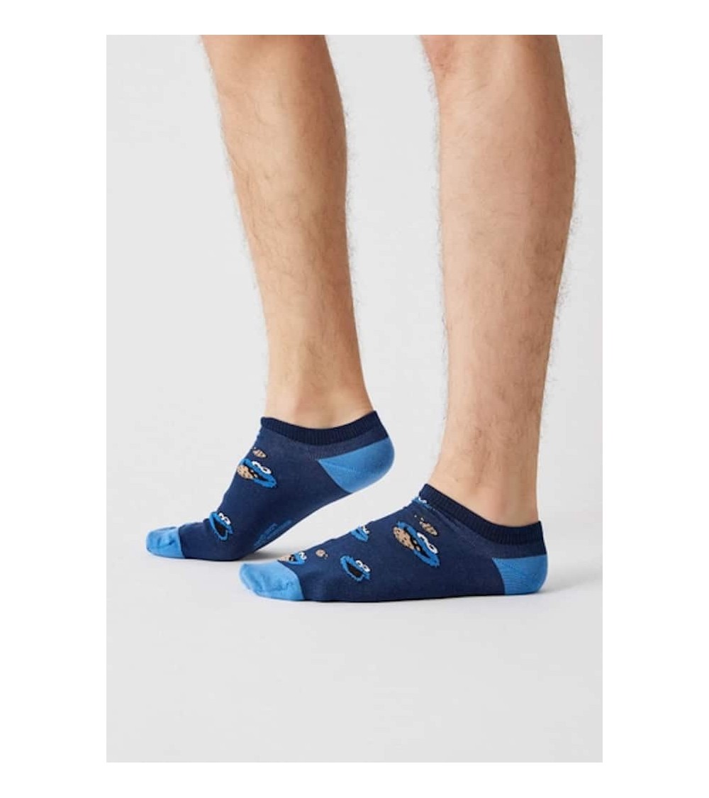 Be Sesame Street Cookie Monster - Sneaker socken Besocks socke kuschelsocken für damen lustig herren farbige coole socken