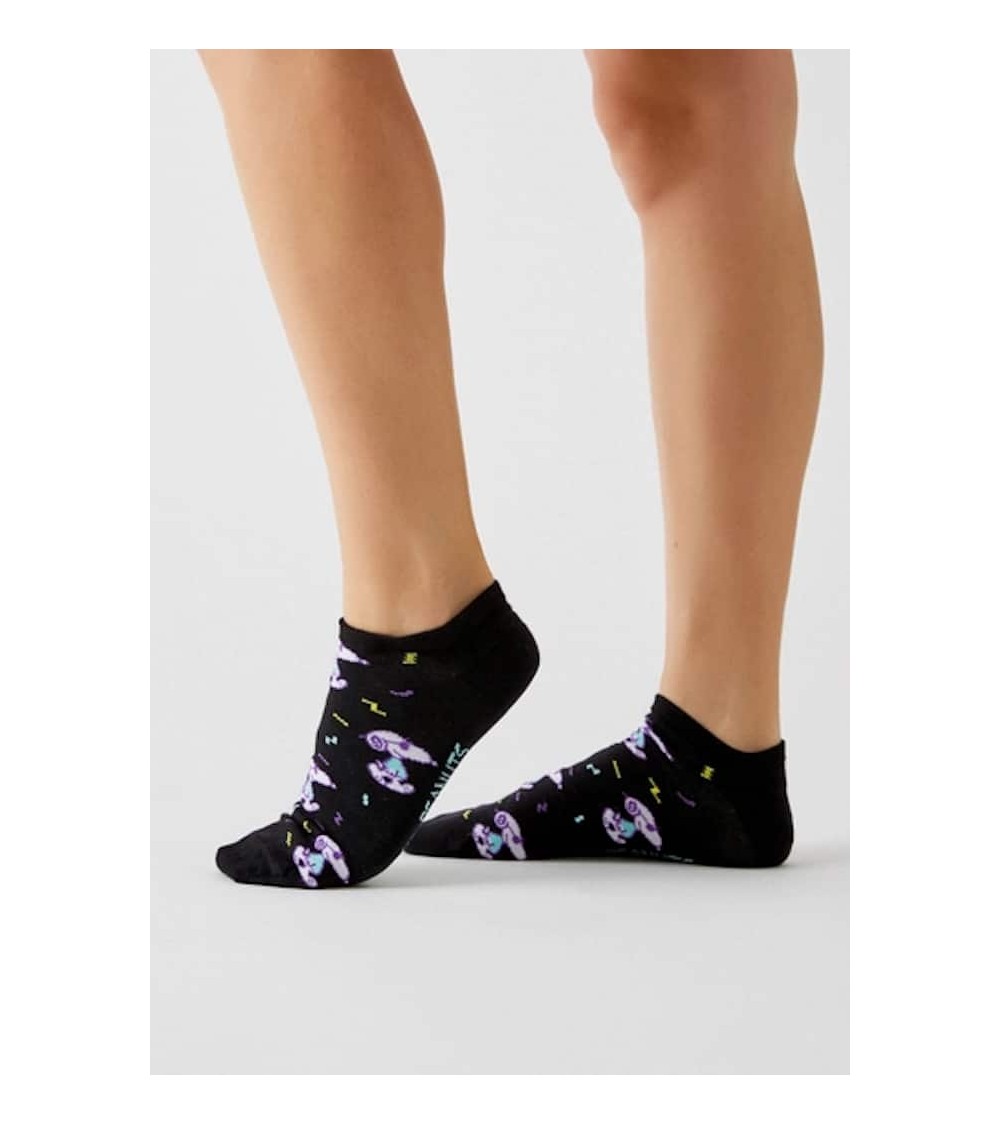 Be Snoopy Fun - Sneaker Socken - Schwarz Besocks socke kuschelsocken für damen lustig herren farbige coole socken