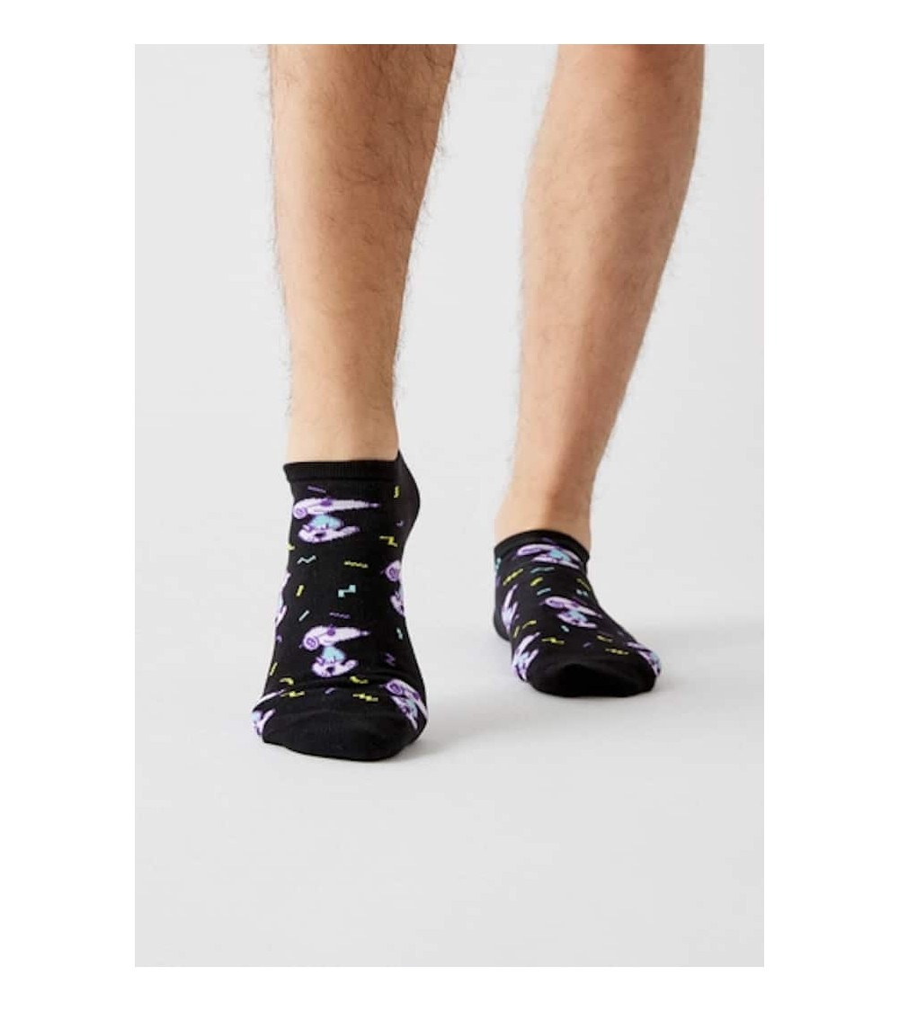 Be Snoopy Fun - Socquettes, chaussettes basses - Noir Besocks jolies pour femme originales pour homme chausset rigolotes drol...