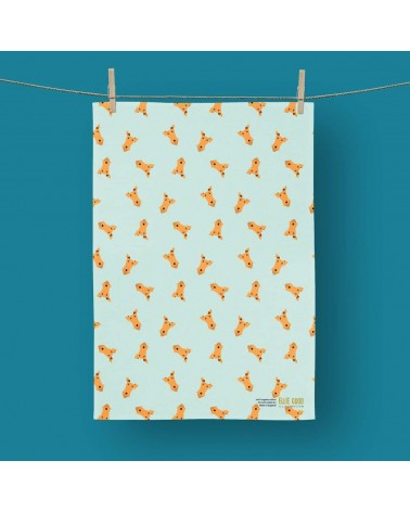 Terrier - Geschirrtuch, Küchentuch Ellie Good illustration geschirr küchen tücher kaufen schöne modern küchenhandtücher