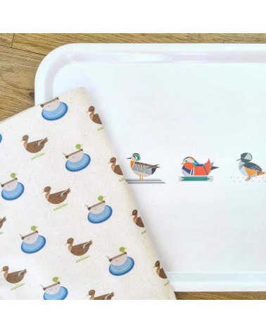 Canards - Plateau de service rectangulaire en bois Ellie Good illustration saladié service bois table apéritif apéro télé de ...