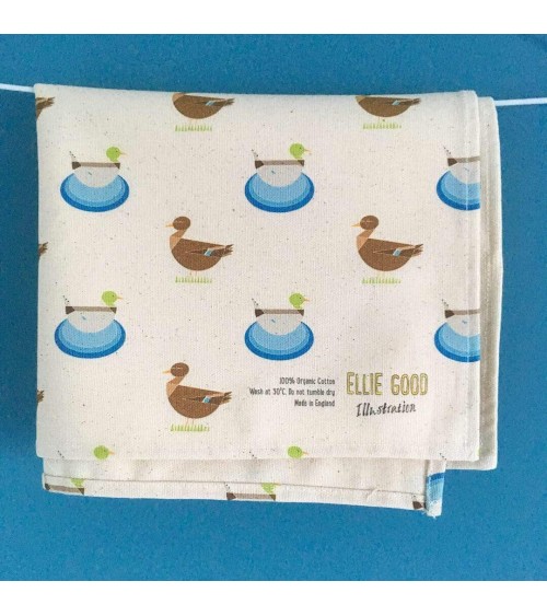 Mr & Mrs Mallard - Anatra - Asciugamano de cucina Ellie Good illustration asciugamano da cucina asciugamani doccia tessili