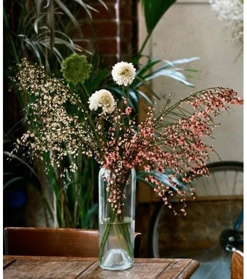 Vaso di vetro - Danser Q de Bouteilles vasi eleganti per interni per fiori decorativi design kitatori svizzera